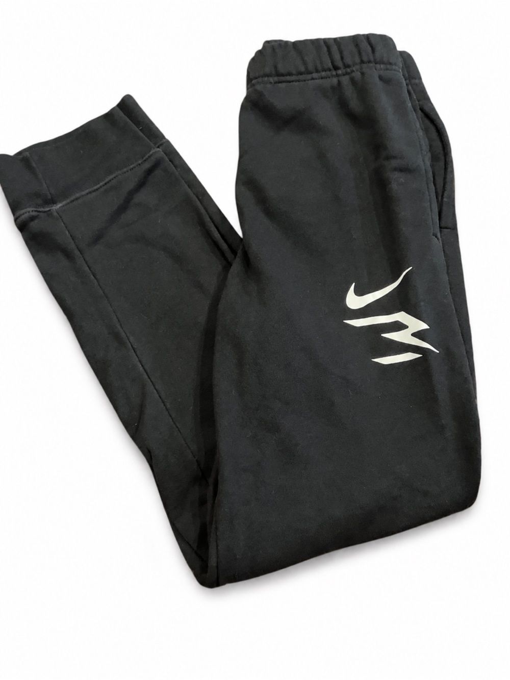 Boys Nike 3BRAND By Russell Wilson Fleece Jogger Pants - Black Size Medium
